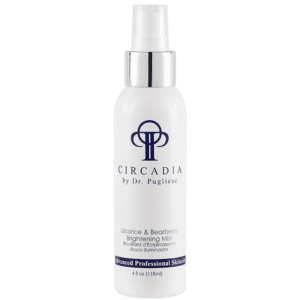 A bottle of circadia body mist on a white background.