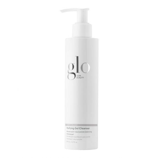 A bottle of Purifying Gel Cleanser on a white background.